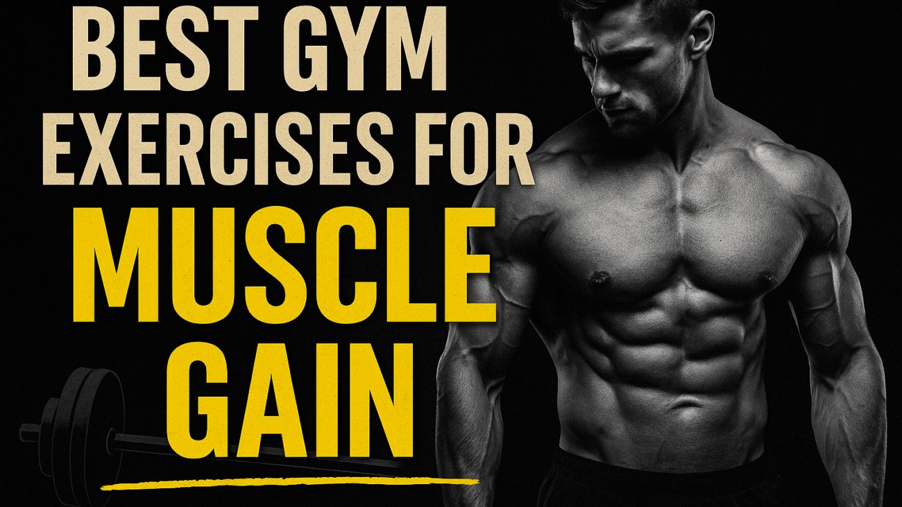 Best Gym Exercises for Muscle Gain — Full Body Guide for Faster Growth