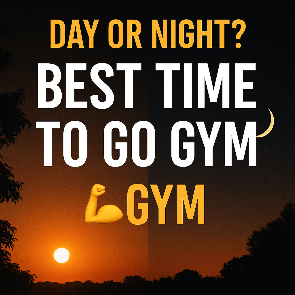 🕒 Best Time to Go Gym: Morning vs Evening — What Works Best for You?