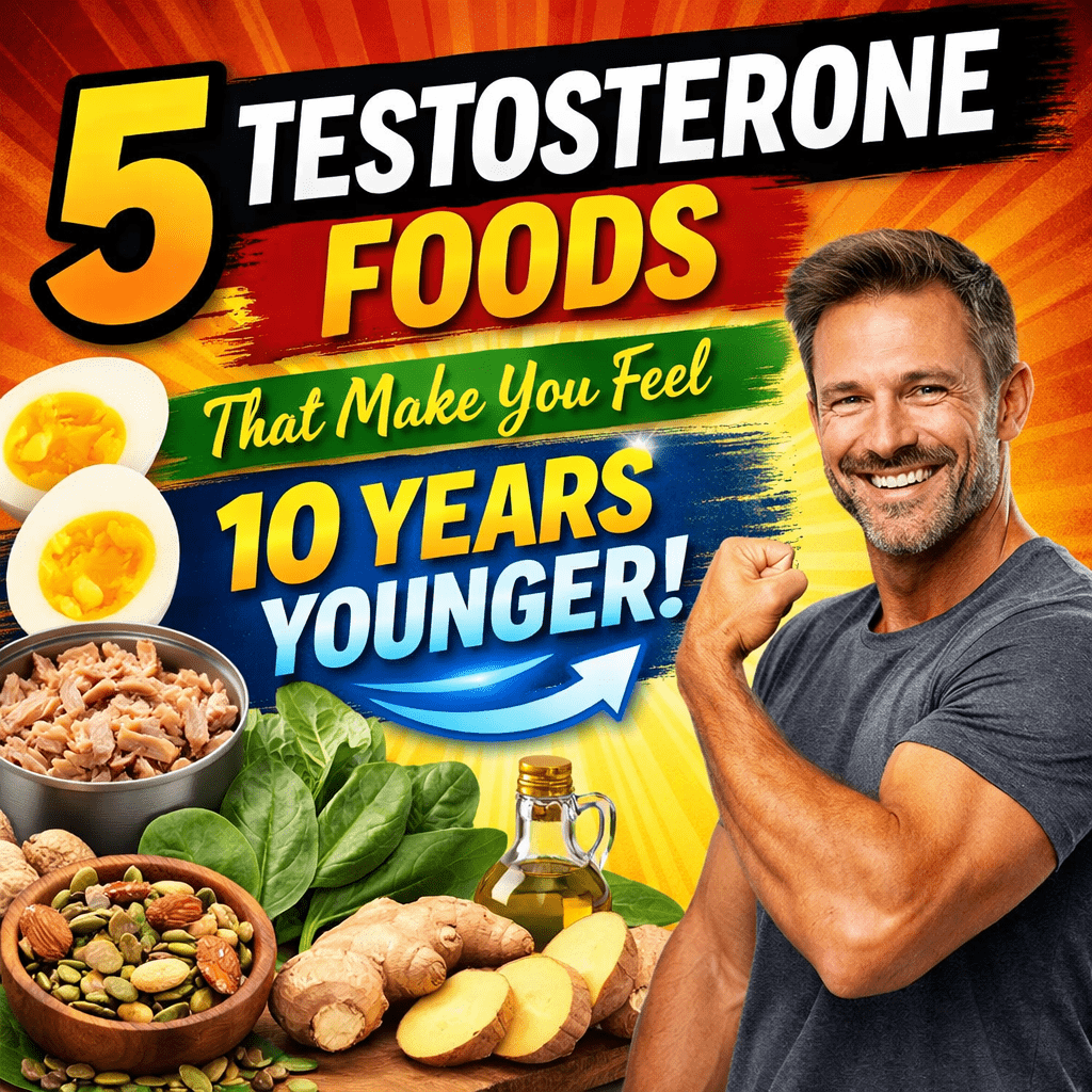 These 5 Testosterone Foods Can Make You Feel 10 Years Younger!