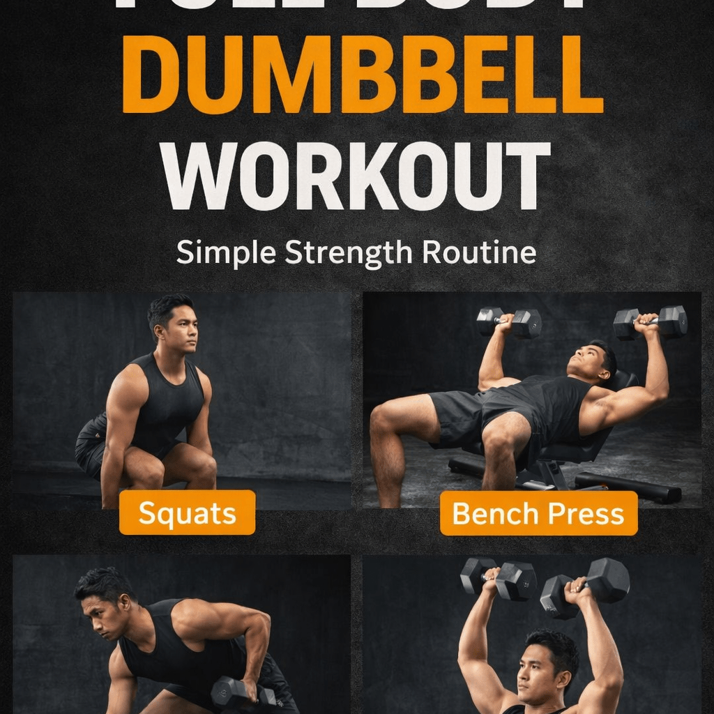 Full Body Dumbbell Workout: The Simple Way to Build Strength at Home