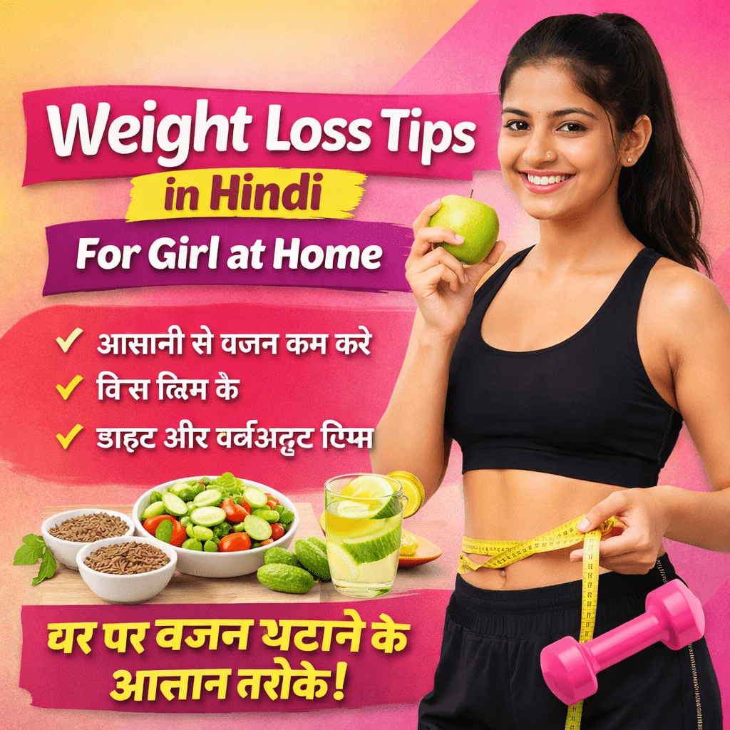 Best Weight Loss Tips in Hindi for Girl at Home – Simple & Effective Guide